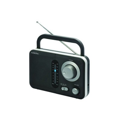 Portable Battery-Power Radio Analog TR-412 Black