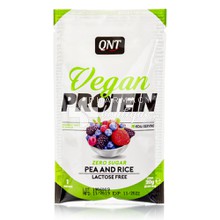 QNT Vegan Protein Red Fruit Party (1 δόση), 20gr