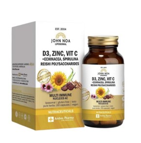 John Noa Multi Immune D3, Zinc, Vitamin C-Συμπλήρω