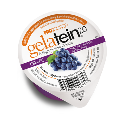 MEDITRITION Prosource Gelatein 20 Grape High Protein Πρωτεϊνικό Ζελέ Φρούτων Χωρίς Ζάχαρη 118ml 