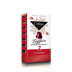 Cellini Καφές Leggero Espresso Ντεκαφεϊνέ (Συμβατές με Nespresso) 10caps