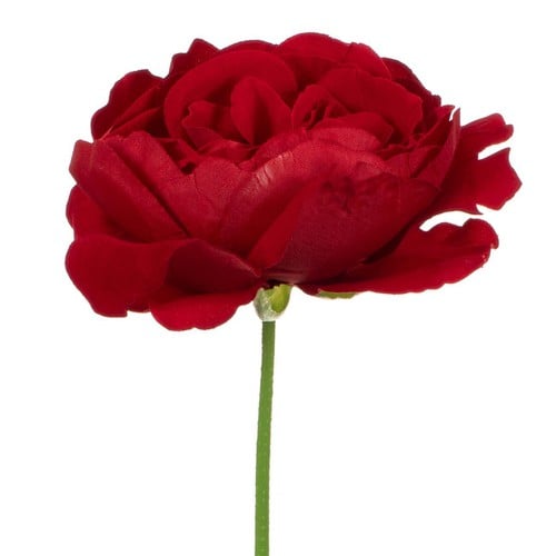 Lule dekoruese e kuqe trendafil i hapur 32 cm 