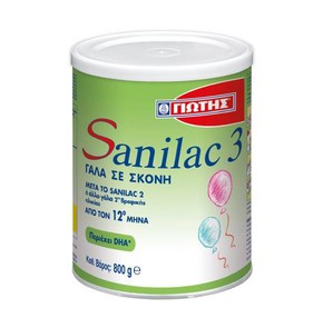 Γιώτης Sanilac 3, Γάλα σε Σκόνη No3 12m+, 800g