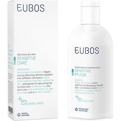 Eubos Sensitive Shower Oil  Ελαιώδες Καθαριστικό Σ