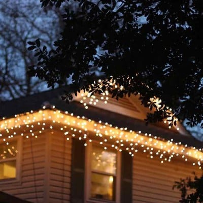 Christmas Lights Rain 180X60cm 100L Led Cool White