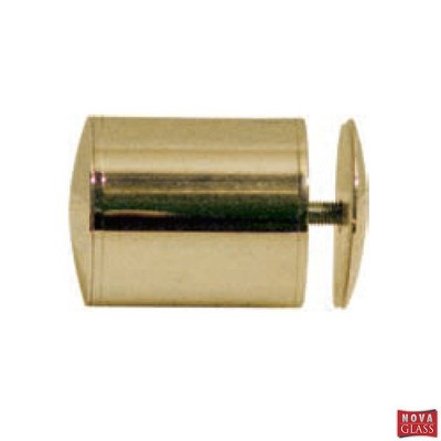 Brassed cylindrical door handle