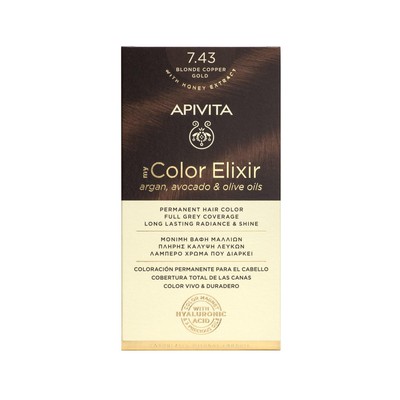Apivita My Color Elixir 7.43 Blonde Bronze Honey