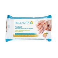Helenvita Protect Antibacterial Wet Wipes 15τμχ - 