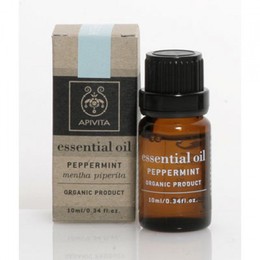 Apivita Essential Oil Peppermint Αιθέριο Έλαιο Μέντα, 10ml