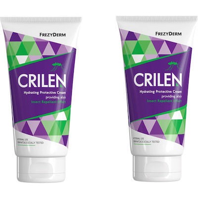 FREZYDERM Crilen Cream Ενυδατικό Προστατευτικό Γαλάκτωμα Με Εντομοαπωθητική Δράση 2x125ml (-25% στο 2ο προιόν)