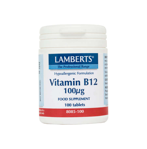 Lamberts Vitamin B12 100μg Συμπλήρωμα Διατροφής με