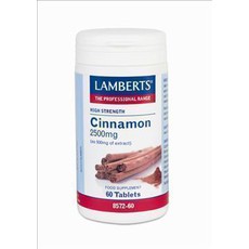 Lamberts Cinnamon Εκχύλισμα Κανέλας 2500mg 60tabs.