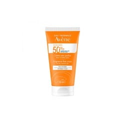Avene Eau Thermale Creme SPF50+ Sans Parfume Unscented Sunscreen Face Cream for Dry & Sensitive Skin 50ml