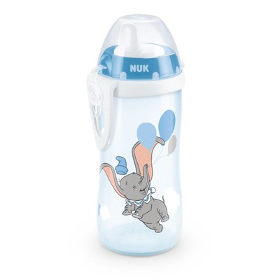 NUK First Choice Kiddy Cup Disney Blue Παγουράκι Mε Σκληρό Ρύγχος Μπλε Κατάλληλο Για Παιδιά 12+ Μηνών 300ml 