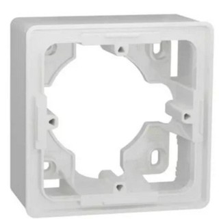 Κουτί Επίτοιχο 1 Θέσης Λευκό New Unica Studio NU80