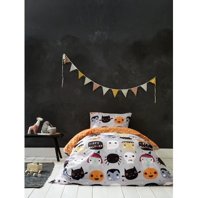 Σετ Σεντόνια Μονά - Happy Halloween Nima Kids 170x