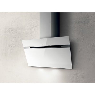 Chimney Kitchen Hood Stripe Wh/A/90/Lx 90cm White