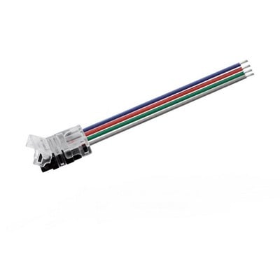 RGB Supply Connector With 15cm Cable For 10mm Widt