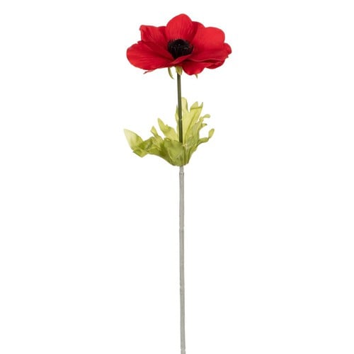 Lule dekoruese e kuqe anemone 40 cm 