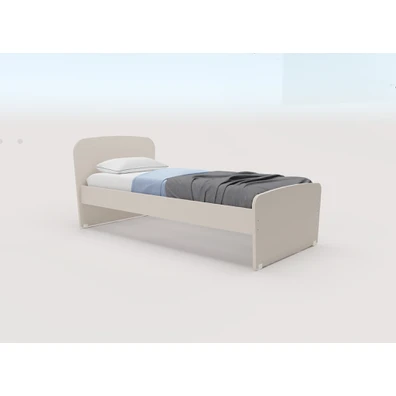 Wooden Single Bed for mattress 90x200 Alfa Set Var