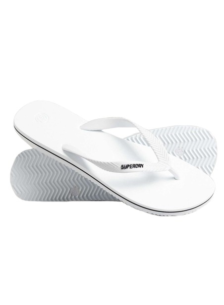 Superdry white vintage classic flip flop - 04c