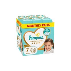 Pampers Monthly Pack Premium Care Πάνα Μέγεθος 7 (15kg+) 108 Πάνες