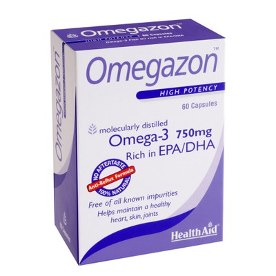 Health Aid Omegazon Omega-3 750mg 60 Κάψουλες