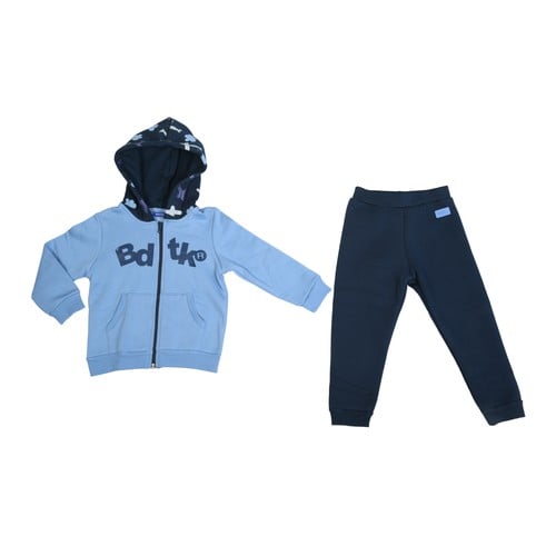 Bdtk Infants Boys Set Zip Hooded Sweater & Pants (
