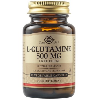 SOLGAR L-GLUTAMINE 500MG 50 VEGETABLE CAPSULES
