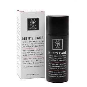 APIVITA Men's care ενυδατική κρέμα-gel 50ml