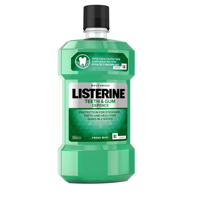 Listerine Teeth & Gum Defence Στοματικό Διάλυμα Ήπ