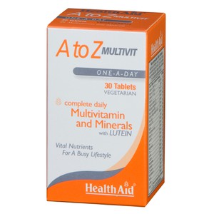 HEALTH AID A to Z multivit 30tabs