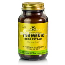 Solgar TURMERIC Root Extract - Αντιοξειδωτικό, 60 caps