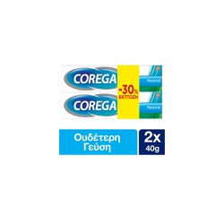 Corega Promo (-30% Μειωμένη Αρχική Τιμή) Neutral Στερεωτική Κρέμα Για Τεχνητή Οδοντοστοιχία 2Χ40gr