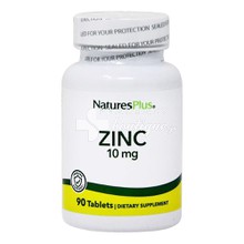 Natures Plus ZINC 10mg - Ψευδάργυρος, 90 tabs