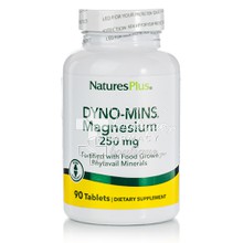 Natures Plus Dyno-Mins Magnesium 250mg - Μαγνήσιο, 90 tabs