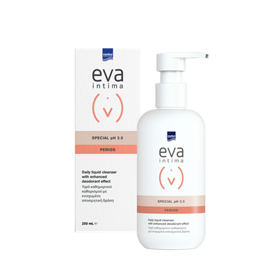 INTERMED Eva Intima Wash Special Καθημερινός Καθαρισμός Της Ευαίσθητης Περιοχής & Φυσική Προστασία Από Δυσάρεστες Οσμές (έμμηνος ρύση, εφίδρωση) 250ml