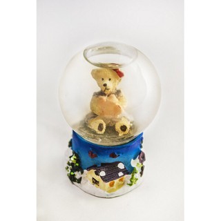 Snowball with Teddy Bear on Blue Base 750131J