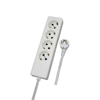 Side Εχτενsιον Lead Schuko 4 Sockets 3M Cable