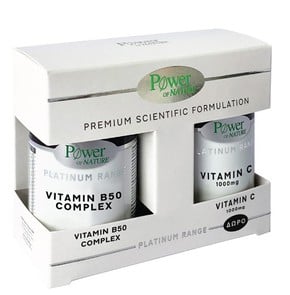 Power of Nature Platinum Vitamin B50-Complex-Συμπλ