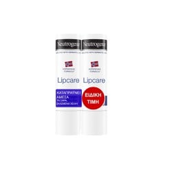 Neutrogena Promo (1+1 Δώρο) Lipcare Ενυδατικό Στικ Χειλιών 2x4.8gr