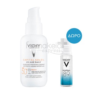 VICHY Capital soleil UV-AGE daily Spf50 40ml & ΔΩΡ