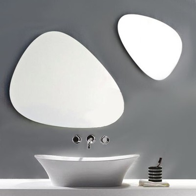 Καθρέπτες μπάνιου τοίχου σετ σε σχήμα βότσαλο