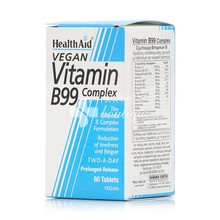 Health Aid Vitamin B99 Complex, 60 veg. P. R. tabs