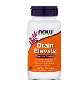 Now Foods Brain Elevate Formula, 60 Caps