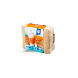 Garden Promo Stay Sun Safe Kit 2 Με Sunscreen Face Αnd Body Lotion Organic Aloe Vera SPF30 Αντηλιακό Προσώπου Σώματος 150ml + Lip Balm Για Φροντίδα Χειλιών SPF15 4.5gr