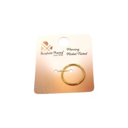 InoPlus Borghetti Earring Mono Orecchino Oro 12mm Gold 1 piece