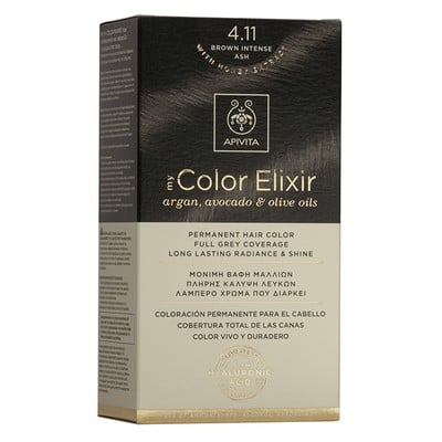 Apivita Βαφή Μαλλιών My Color Elixir No4,11 Κασταν