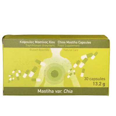 PHARMA Q Mastiha Therapy Συμπλήρωμα Διατροφής Με 100% Φυσική Μαστίχα Χίου Για Την Ανακούφιση Των Στοματιχικών Διαταραχών x30 Κάψουλες