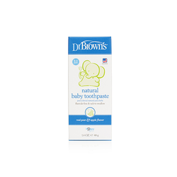 Dr.Brown's Natural Baby Toothpaste Φυσική Οδοντόκρεμα Για Μωρά 0-3 Χρονών 40g